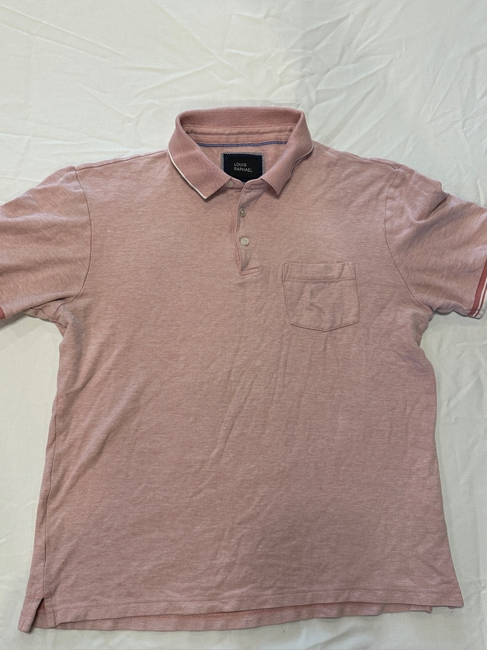 Soft heather pink polo by Louis Raphael 🌸